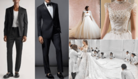 5 most expensive wedding gowns, tuxedos and their makers