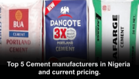 Top 5 Cement manufacturers in Nigeria