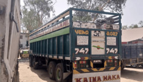 Nigerian Army intercepts trucks conveying cement along Jabbi-Lamba in Adamawa
