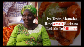 Inside small amala spot where the rich park cars, queue