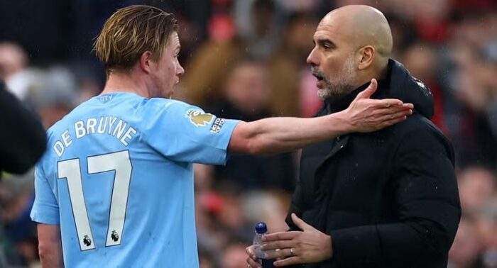 Kevin De Bruyne-Pep Guardiola