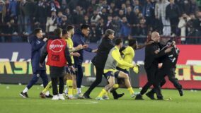Turkish league violence