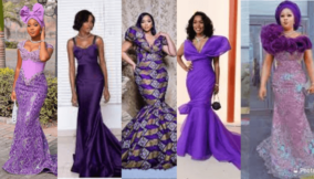 IWD: How to rock your classy purple gowns in style