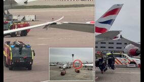 Planes collide at Heathrow