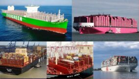 See the list of the top 5 Largest container ships in the world in 2024