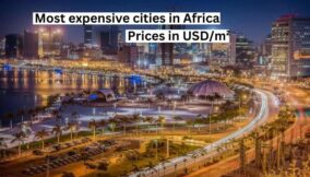 Top 10 most expensive cities in Africa – Prices in USDm²