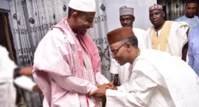 Emir Sanusi and one of his strong supporters, Nasir El-Rufai