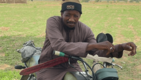 Lawal Kwalba, notorious terrorist commander surrenders to Nigerian troops in Kaduna