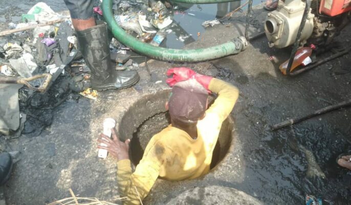 Sewage rescue