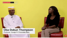 BusinessDay interview with Oba Dokun Thompson, producer, Gureje IV chocolate bars