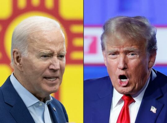 trump and Biden