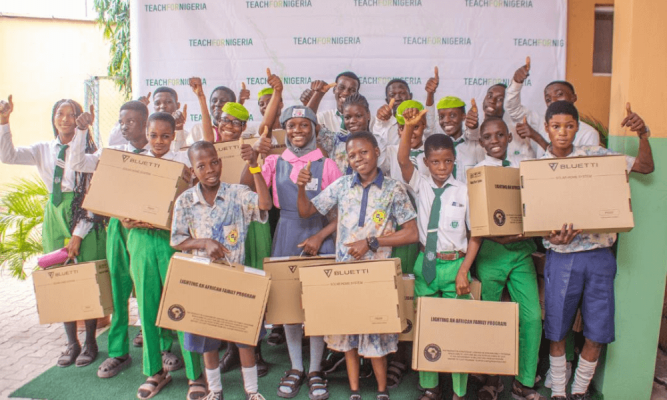 Bluetti enhances rural education with 250 Solar power kits donation