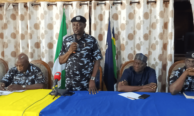 Police commissioner lectures officers ahead of LG election in Plateau