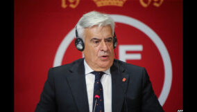 Spanish Football Federation (RFEF) President Pedro Rocha