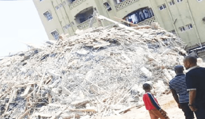 Ten die as building collapses in Ibadan