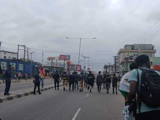 Hunger protest