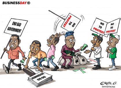 Same people different placards