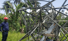 Blackout in Bayelsa as vandals ruin two transmission towers in Yenagoa