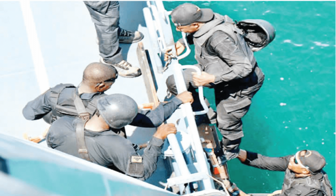 Navy rescues 59 drowning persons, loses officer