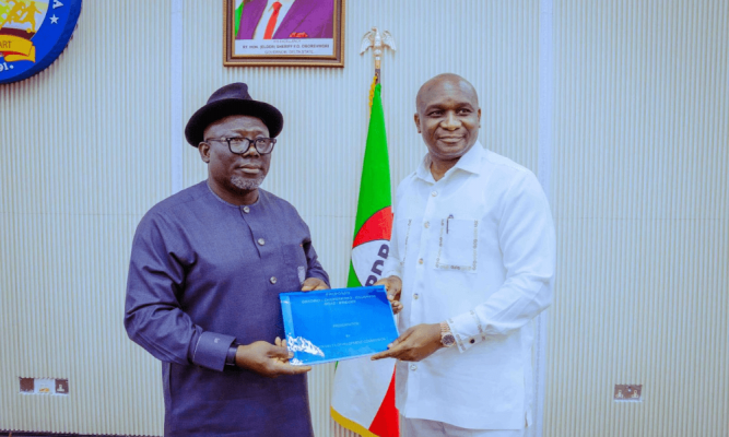 Again, Oborevwori frowns at litany of abandoned projects in Niger Delta