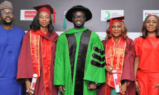 Boosts for human capital as Simon Page College graduates 43 marketing professionals