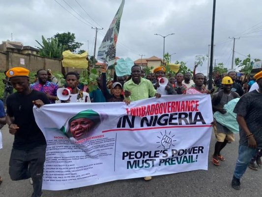 Nigeria’s August 2024 social protests tagged #Endbadgovernance