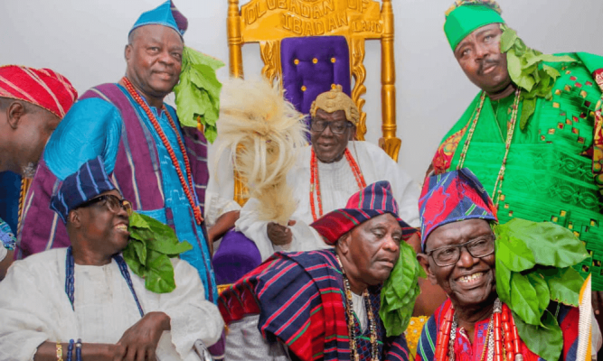 Dedicate your lives to service of humanity, Olubadan charges elevated Ibadan chiefs