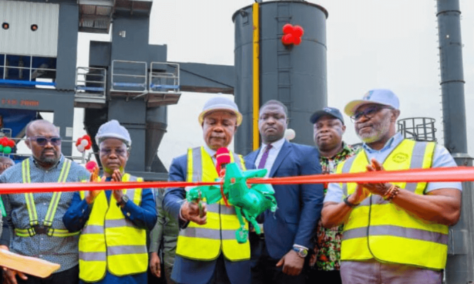 Governor Mbah commissions state-owned mega asphalt plant in Enugu