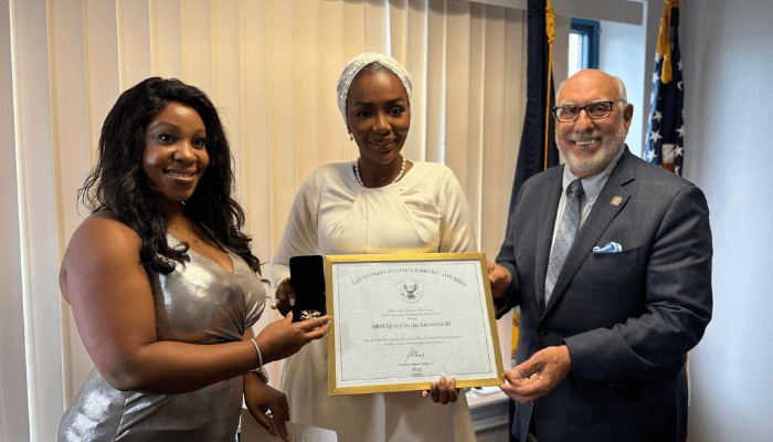 Olori Atuwatse III honored with US President’s Lifetime Achievement Award