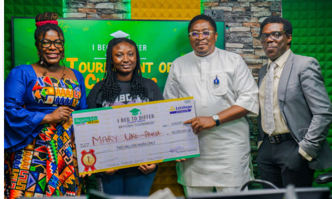 Mary Uke Ashia wins ‘I Beg to Differ’ Tournament of Champions