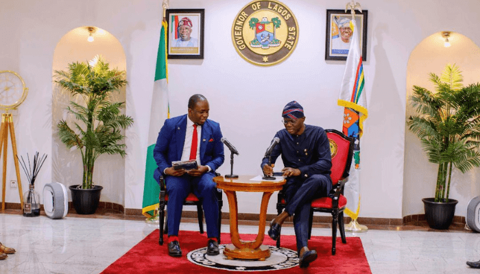 Sanwo-Olu meets Jamie Pajoel, mulls collaboration on youth leadership