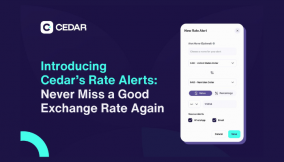 Introducing Cedar’s Rate Alerts: Never Miss a Good Exchange Rate Again