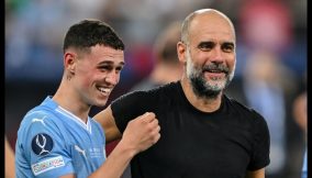 Phil Foden-Pep Guardiola