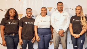 Vivajets, Ivorian designer, Loza collaborate on new crew outfit at Lagos Fashion Week