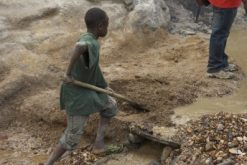 Illegal child mining