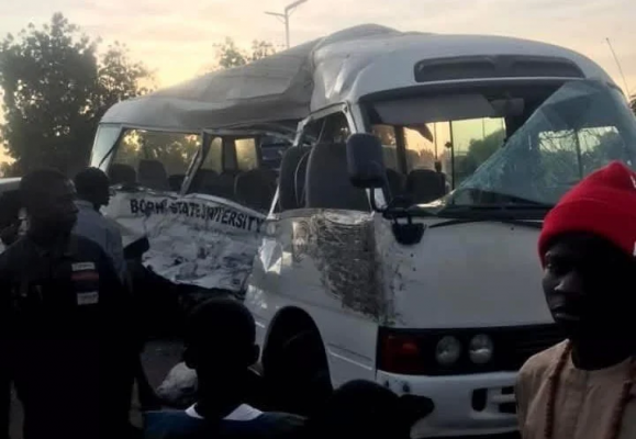 NELFUND commiserates with Borno State varsity as crash claims 2 lives, injures several