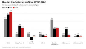 Seven firms project N59bn profit jump in Q1 2025