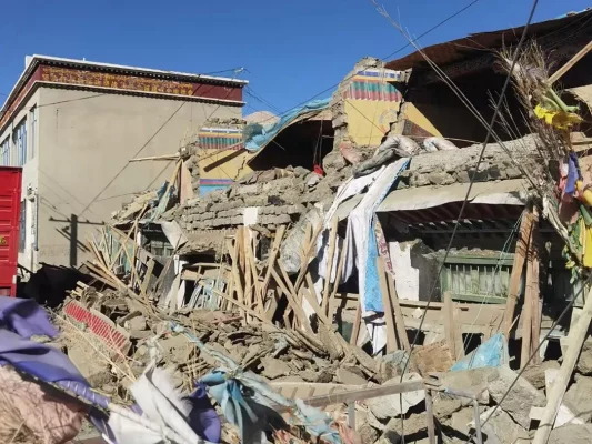 6.8 magnitude hit China