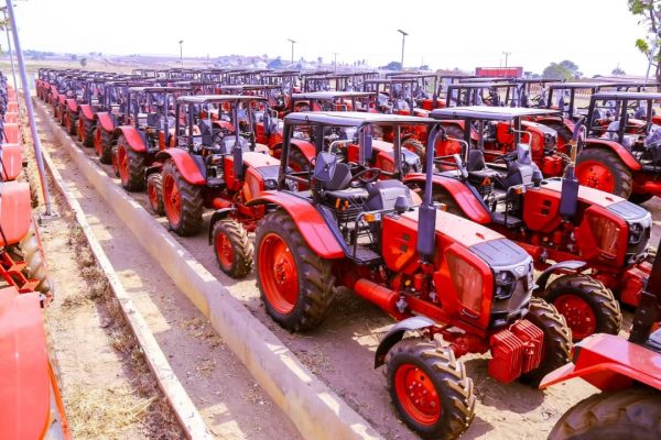 Photos: FG receives first batch of 2,000 Belarusian tractors to tackle food crisis