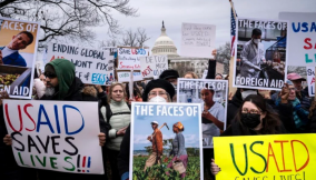 Federal workers file suit against Trump order to shut down USAID