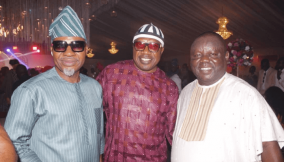 Celebrities storm Ojez’ daughter’s wedding