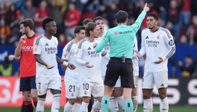 Bellingham red carded as Osasuna force Madrid to 1-1 draw