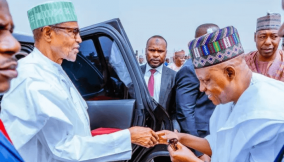 Buhari relocates to Kaduna home
