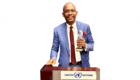 UN Commission honours NIESV President for impactful commitment to African women causes