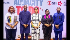 Zuriel Oduwole at Sterling leadership series