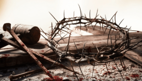 In death He gave His all, He rose, we’re redemption sure