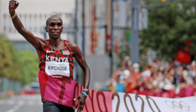 The legendary Eliud Kipchoge