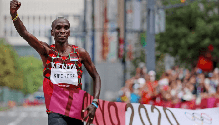 The legendary Eliud Kipchoge