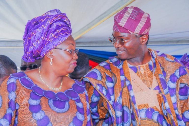 Fashola and wife