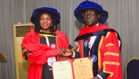 Meet Akomolafe, sole female fellowship recipient, Africa Institute of Public Administration (1)